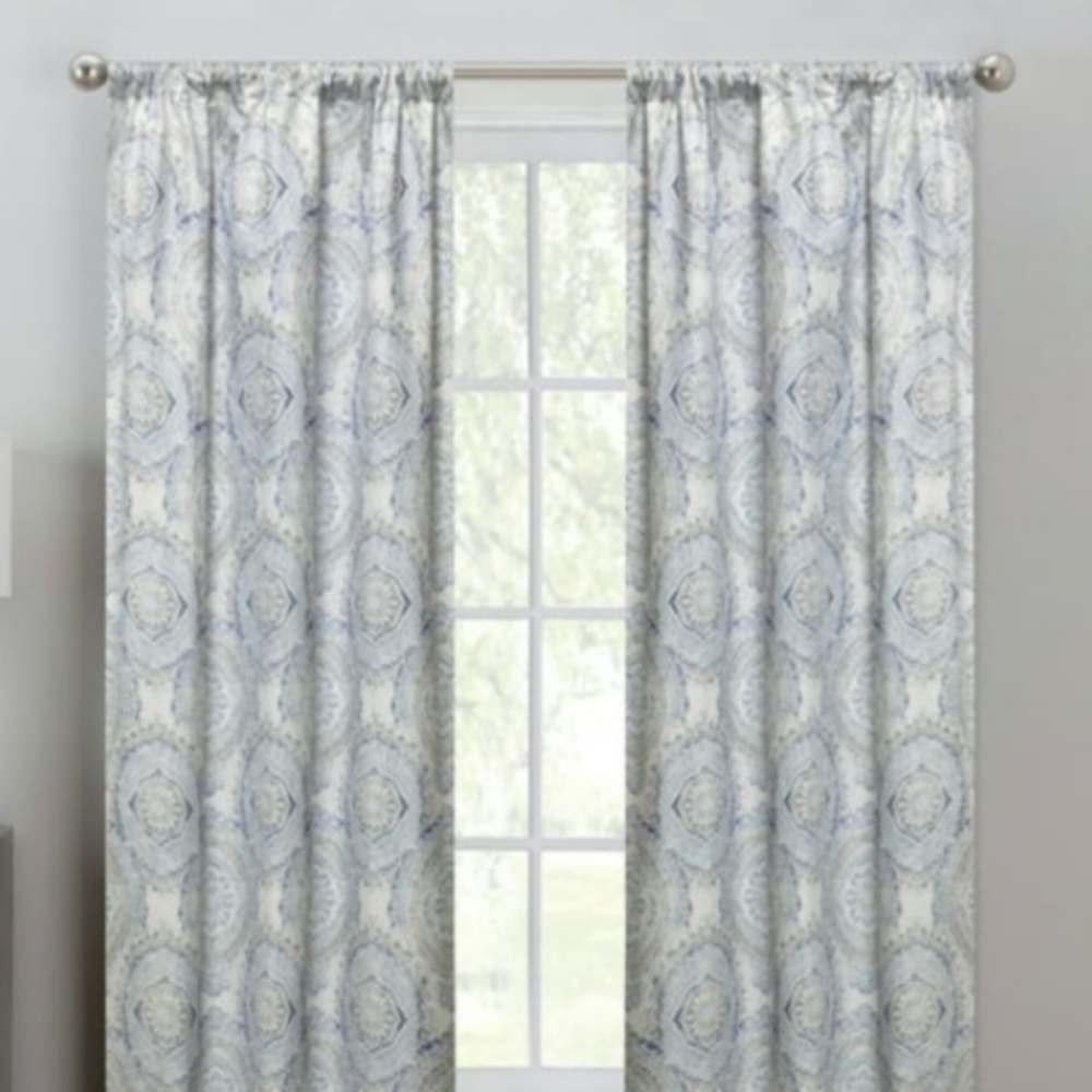 Eclipse Room Darkening Curtian pandora Blue (2 Panals)